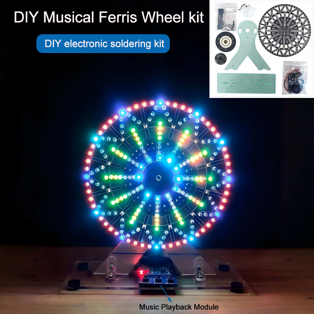 Kit elektronik DIY Roda Ferris - Diy Electronics Project Kit ulasan dan harga