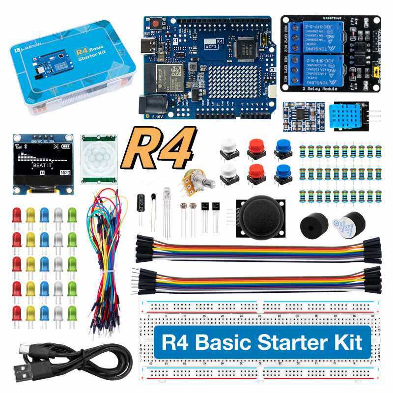 Kit Pemula Pengembangan UNO R4 - Diy Electronics Learning Kit ulasan dan harga