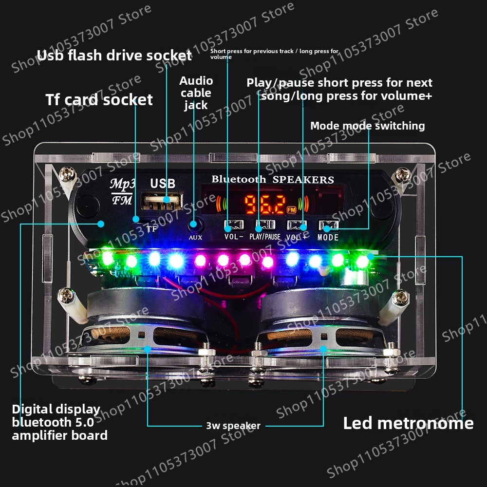 Kit Audio Radio DIY, Speaker B - Diy Audio Electronics Kit ulasan dan harga